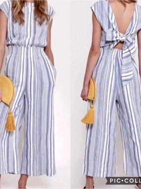 Roller Rabbit Picnic Stripe Emanelle Jumpsuit